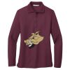 Ladies Silk Touch™ Long Sleeve Polo Thumbnail