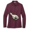 Ladies Silk Touch™ Long Sleeve Polo Thumbnail
