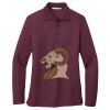 Ladies Silk Touch™ Long Sleeve Polo Thumbnail
