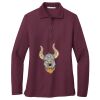 Ladies Silk Touch™ Long Sleeve Polo Thumbnail