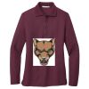Ladies Silk Touch™ Long Sleeve Polo Thumbnail