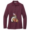 Ladies Silk Touch™ Long Sleeve Polo Thumbnail