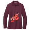 Ladies Silk Touch™ Long Sleeve Polo Thumbnail
