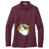 Ladies Silk Touch™ Long Sleeve Polo Thumbnail