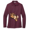 Ladies Silk Touch™ Long Sleeve Polo Thumbnail