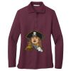 Ladies Silk Touch™ Long Sleeve Polo Thumbnail