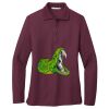 Ladies Silk Touch™ Long Sleeve Polo Thumbnail