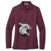 Ladies Silk Touch™ Long Sleeve Polo Thumbnail