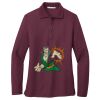 Ladies Silk Touch™ Long Sleeve Polo Thumbnail