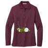 Ladies Silk Touch™ Long Sleeve Polo Thumbnail