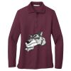 Ladies Silk Touch™ Long Sleeve Polo Thumbnail