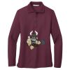 Ladies Silk Touch™ Long Sleeve Polo Thumbnail