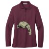 Ladies Silk Touch™ Long Sleeve Polo Thumbnail