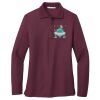 Ladies Silk Touch™ Long Sleeve Polo Thumbnail