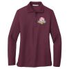 Ladies Silk Touch™ Long Sleeve Polo Thumbnail