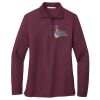 Ladies Silk Touch™ Long Sleeve Polo Thumbnail