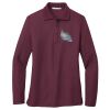 Ladies Silk Touch™ Long Sleeve Polo Thumbnail