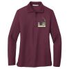 Ladies Silk Touch™ Long Sleeve Polo Thumbnail