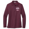 Ladies Silk Touch™ Long Sleeve Polo Thumbnail
