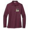 Ladies Silk Touch™ Long Sleeve Polo Thumbnail