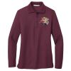 Ladies Silk Touch™ Long Sleeve Polo Thumbnail