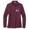 Ladies Silk Touch™ Long Sleeve Polo Thumbnail