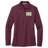 Ladies Silk Touch™ Long Sleeve Polo Thumbnail