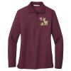 Ladies Silk Touch™ Long Sleeve Polo Thumbnail