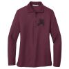 Ladies Silk Touch™ Long Sleeve Polo Thumbnail