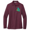 Ladies Silk Touch™ Long Sleeve Polo Thumbnail