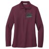 Ladies Silk Touch™ Long Sleeve Polo Thumbnail