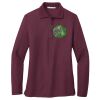 Ladies Silk Touch™ Long Sleeve Polo Thumbnail