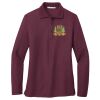 Ladies Silk Touch™ Long Sleeve Polo Thumbnail