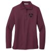 Ladies Silk Touch™ Long Sleeve Polo Thumbnail
