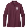 Ladies Silk Touch™ Long Sleeve Polo Thumbnail