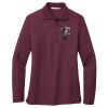 Ladies Silk Touch™ Long Sleeve Polo Thumbnail