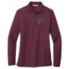 Ladies Silk Touch™ Long Sleeve Polo Thumbnail