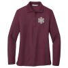 Ladies Silk Touch™ Long Sleeve Polo Thumbnail