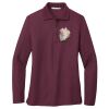 Ladies Silk Touch™ Long Sleeve Polo Thumbnail