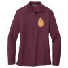 Ladies Silk Touch™ Long Sleeve Polo Thumbnail