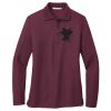 Ladies Silk Touch™ Long Sleeve Polo Thumbnail