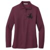 Ladies Silk Touch™ Long Sleeve Polo Thumbnail