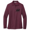 Ladies Silk Touch™ Long Sleeve Polo Thumbnail