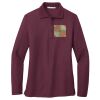 Ladies Silk Touch™ Long Sleeve Polo Thumbnail
