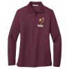 Ladies Silk Touch™ Long Sleeve Polo Thumbnail