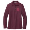Ladies Silk Touch™ Long Sleeve Polo Thumbnail
