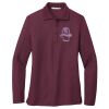 Ladies Silk Touch™ Long Sleeve Polo Thumbnail