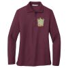 Ladies Silk Touch™ Long Sleeve Polo Thumbnail