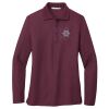 Ladies Silk Touch™ Long Sleeve Polo Thumbnail