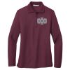 Ladies Silk Touch™ Long Sleeve Polo Thumbnail